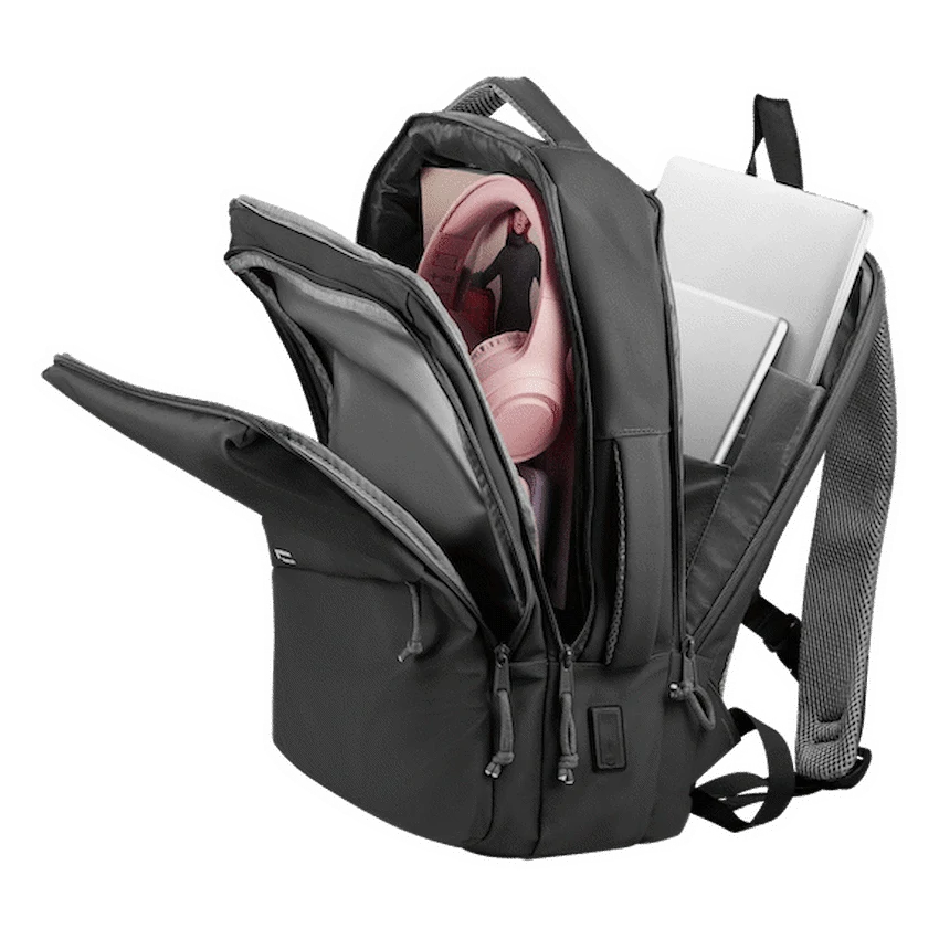 Volkano Under-Seat Traveller Backpack Charcoal