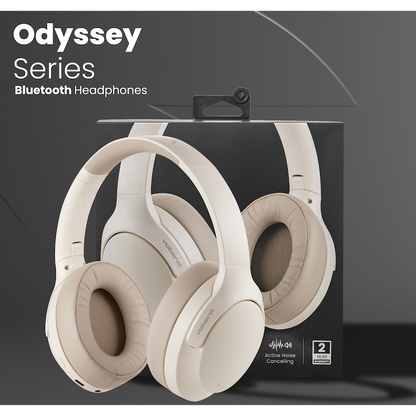 Volkano Odyssey ANC Bluetooth Wireless Headphone - Nude