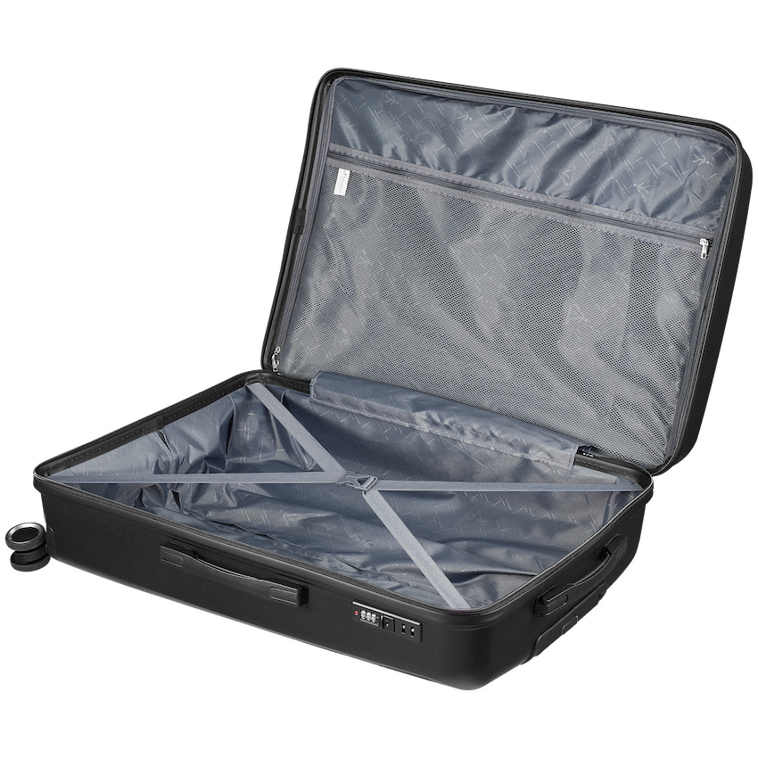 Travelwize Tourer PP 75cm 4-wheel Spinner Luggage Black