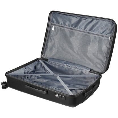 Travelwize Tourer PP 75cm 4-wheel Spinner Luggage Black