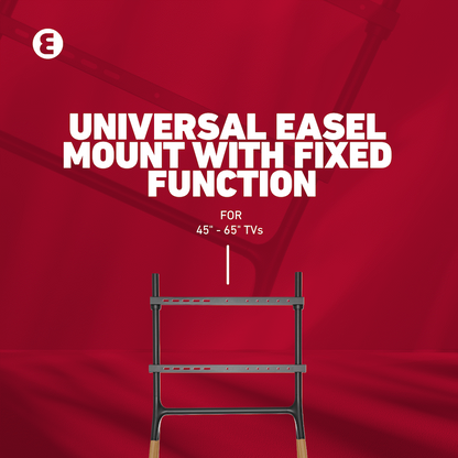 Ellies Solid series Fixed Easel TV Stand 45" - 70"