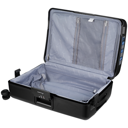 Travelwize Clipper PP 65cm 4-Wheel Spinner Luggage Black