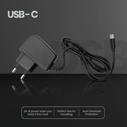 Volkano Energy Series USB Type-C 2a Wall Charger