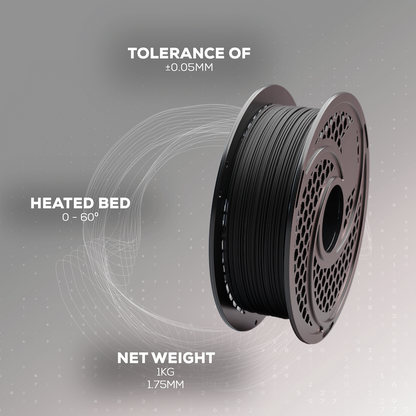 SA Filament PLA Hyper Filament 1kg - Black