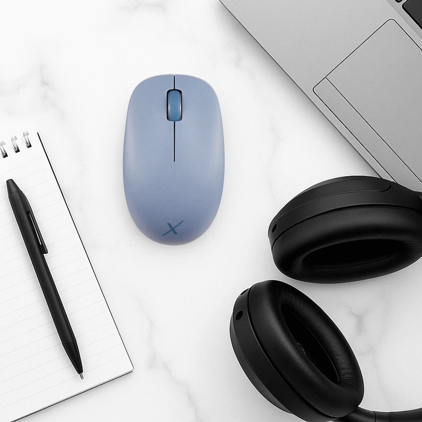 VolkanoX Magma Bluetooth Wireless Mouse - Blue Grey