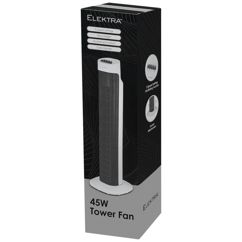 Elektra 78cm Tower Fan