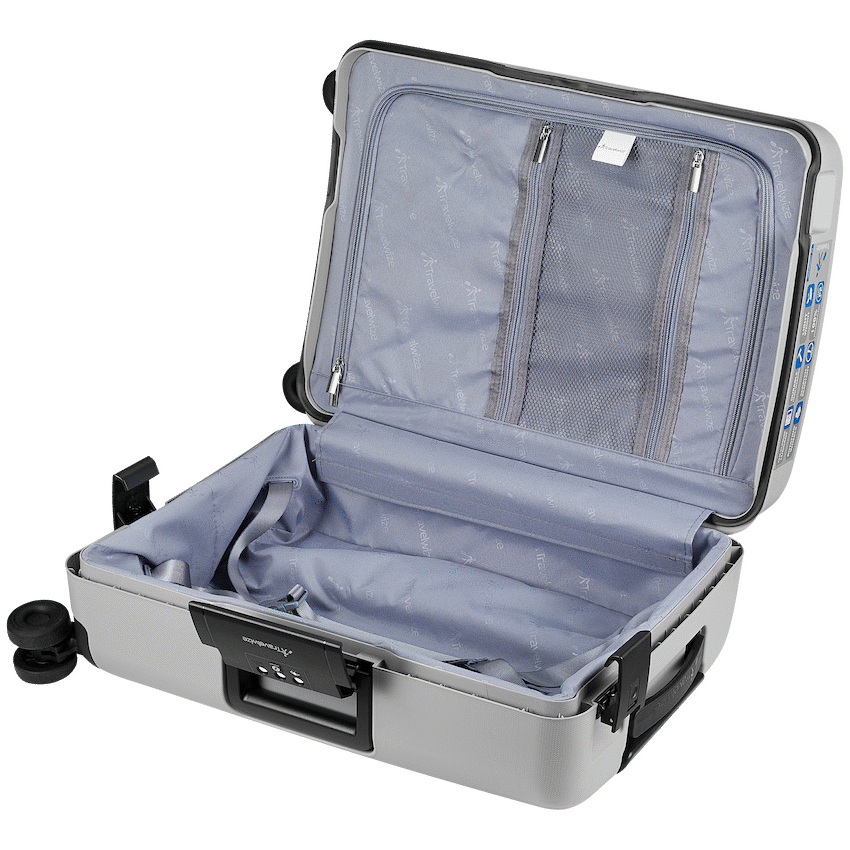 Travelwize Clipper PP 55cm 4-Wheel Spinner Luggage Nardo Grey