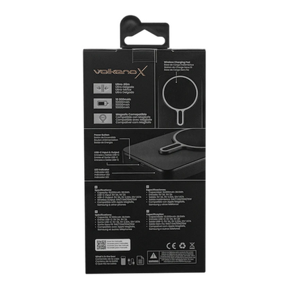VolkanoX Ingot Series MagSafe 10000mah Power Bank - Black