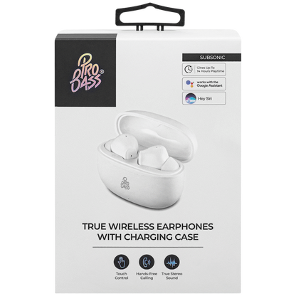 Pro Bass SubSonic TWS Earphone - White