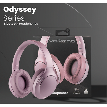 Volkano Odyssey ANC Bluetooth Wireless Headphone - Rose Gold