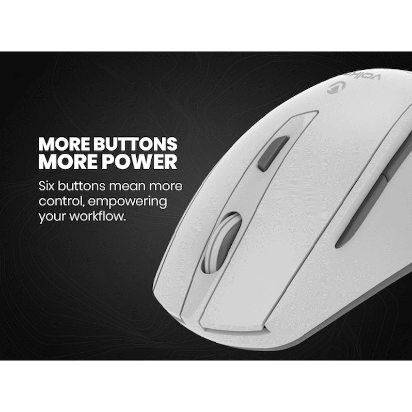 Volkano Chrome Series Wireless Mouse - Gray