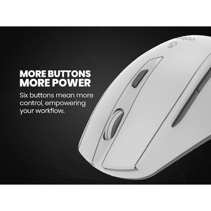 Volkano Chrome Series Wireless Mouse - Gray