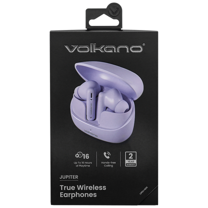 Volkano Jupiter Series TWS Earphones - Pastel Purple