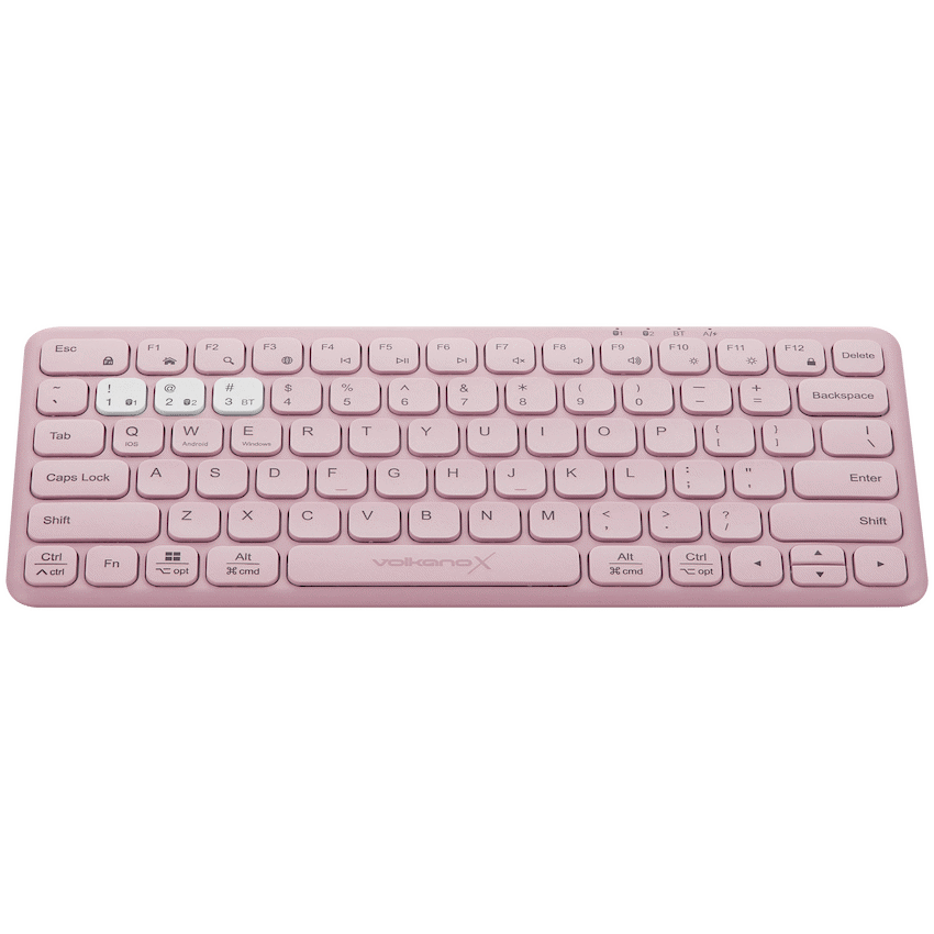 VolkanoX Blaze Bluetooth Wireless Keyboard and Mouse Combo - Rose