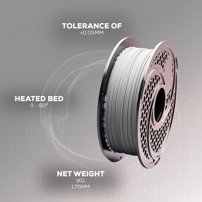 SA Filament PLA Hyper Filament 1kg - Light Grey