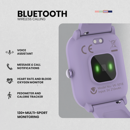 Volkano Vivo Series Kids Smart Watch - Lilac Purple