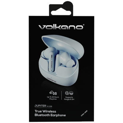 Volkano Jupiter Series TWS Earphones - Pastel Blue