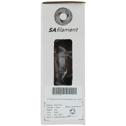 SA Filament Silk PLA Plus Filament 1kg - Brown