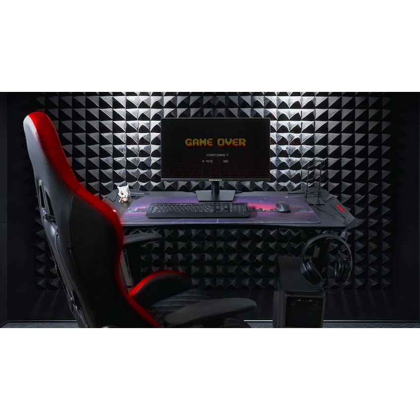 VX Gaming Lumas High-Back Gaming Chair with RGB Lights