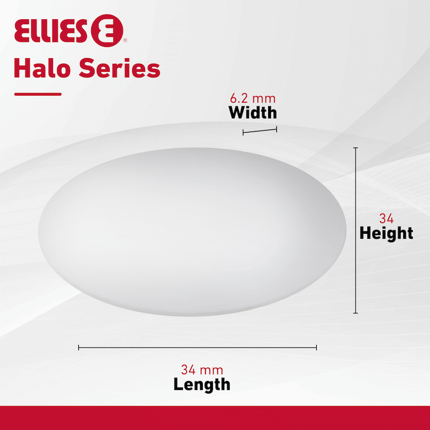 Ellies Halo Series - AC LED ceiling Light 24W - E27 Base Accessory -WT