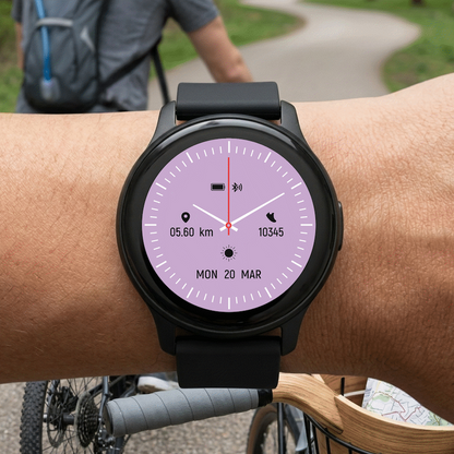 Volkano Active Tech Trend series Watch with heart rate monitor - Black