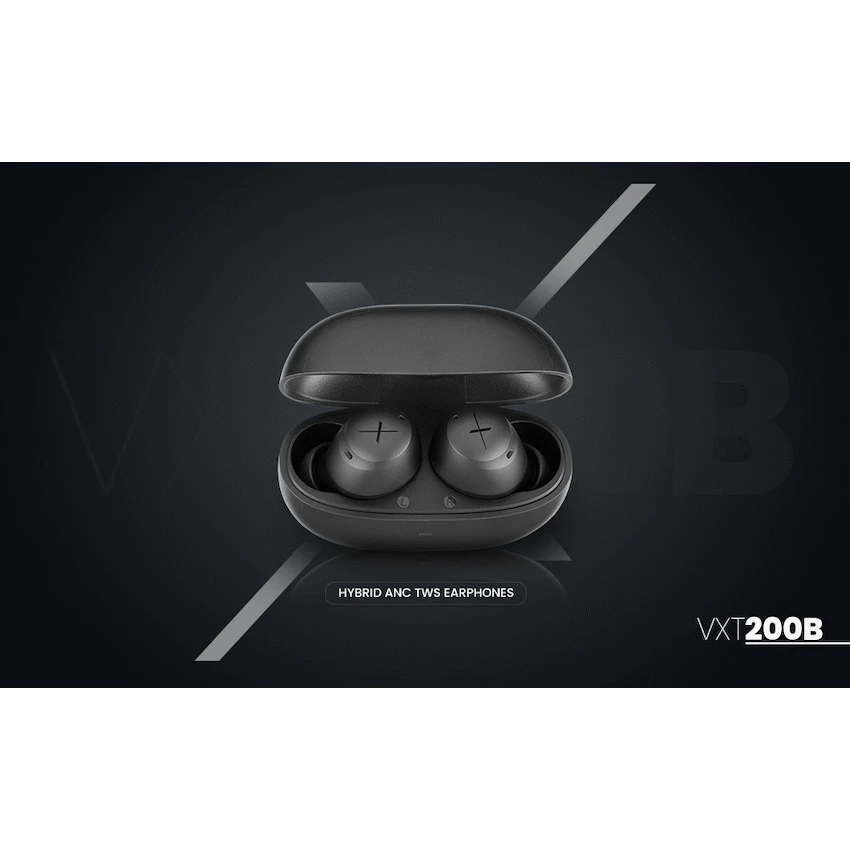 Volkano X VXT200B True Wireless Earphones with Hybrid Active Noise Cancelling