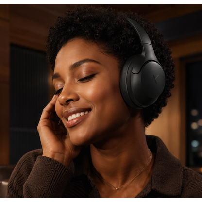 VolkanoX VXH200 Bluetooth Headphones with ANC - Black