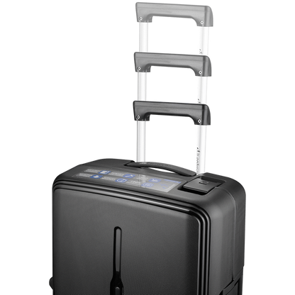 Travelwize Clipper PP 65cm 4-Wheel Spinner Luggage Black