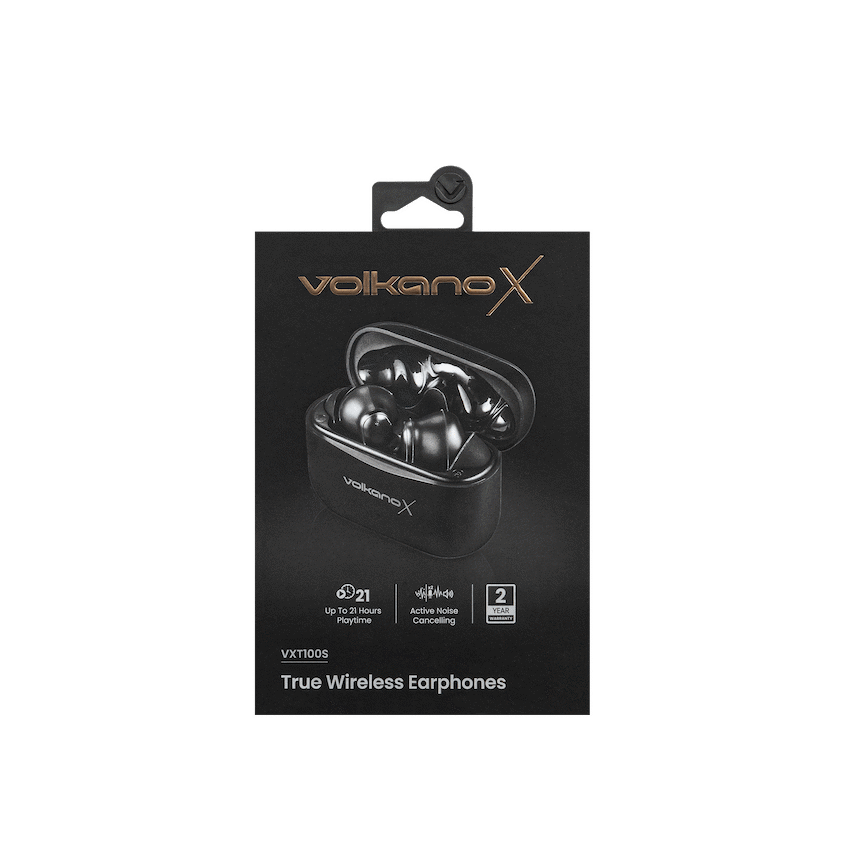 VolkanoX VXT100S TWS Earphones - Black