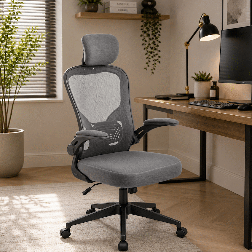 Everfurn Stagio Ergo Office Chair - High Back - Grey
