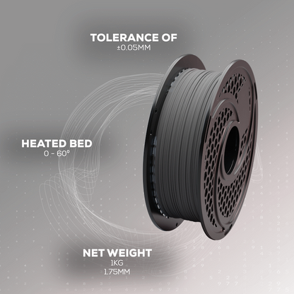 SA Filament PLA Hyper Filament 1kg - Dark Grey