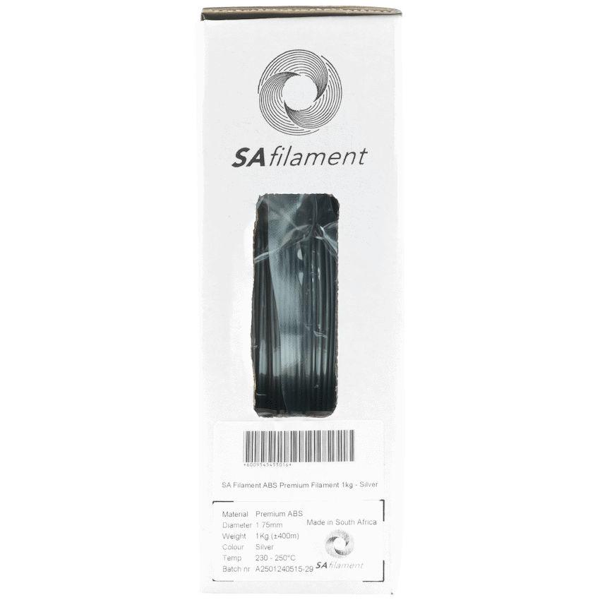SA Filament ABS Premium Filament 1kg - Silver