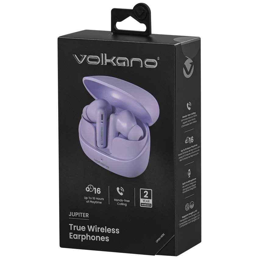 Volkano Jupiter Series TWS Earphones - Pastel Purple