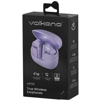 Volkano Jupiter Series TWS Earphones - Pastel Purple