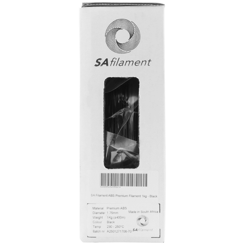 SA Filament ABS Premium Filament 1kg - Black