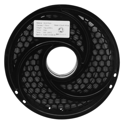 SA Filament Silk PLA Plus Gloss Filament 1kg - Grey
