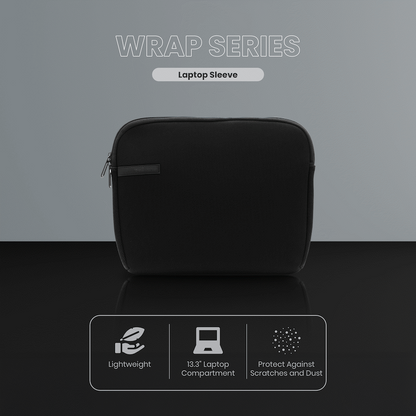 Volkano Wrap series 13.3" Laptop sleeve Black