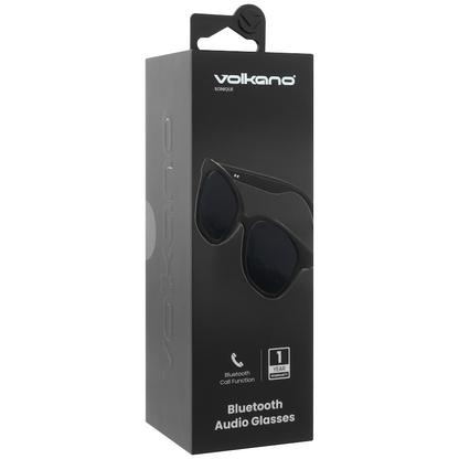 Volkano Sonique Series Bluetooth Audio Glasses - Dark Lenses