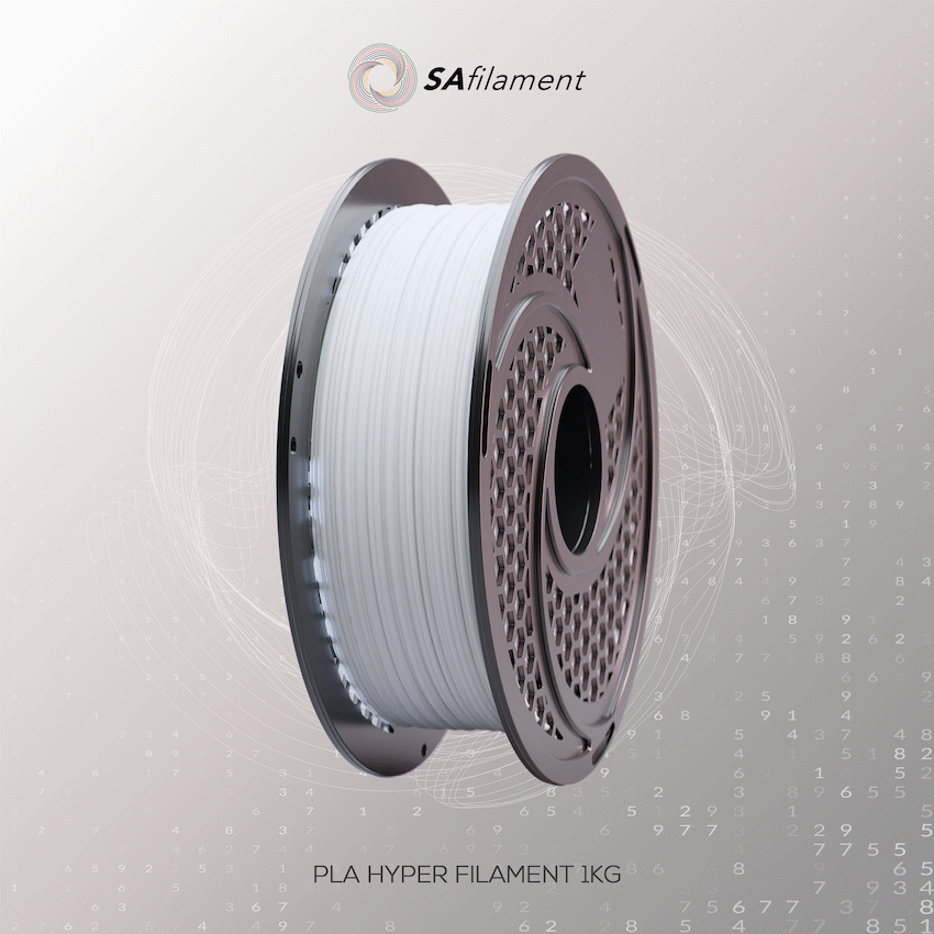 SA Filament PLA Hyper Filament 1kg - Cool White
