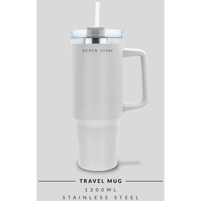 Boden Stark 1200ml Travel Mug - White