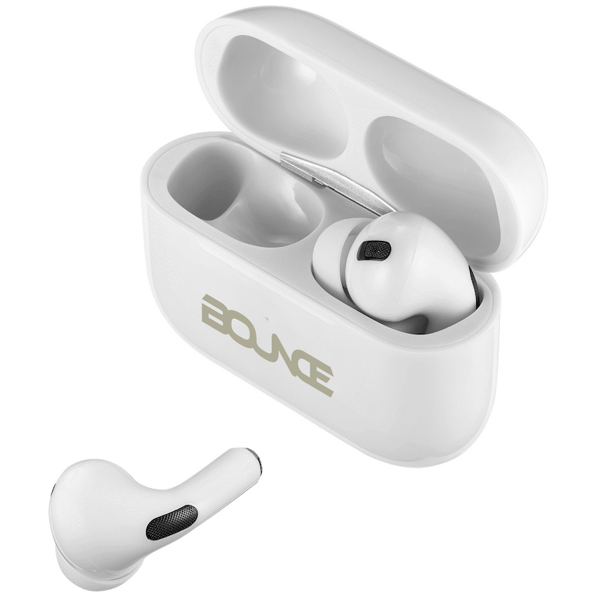 Bounce Clef X True Wireless Earphones + Silicone Accessories - White