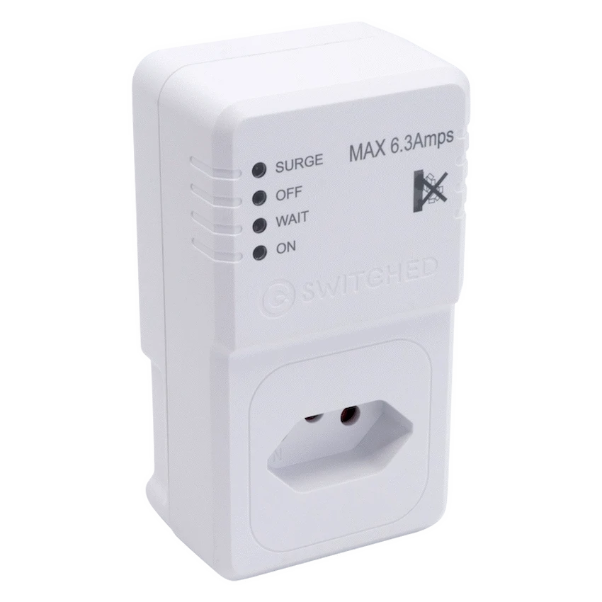 Switched 1-Way TV Surge Adaptor with SANS 164-2