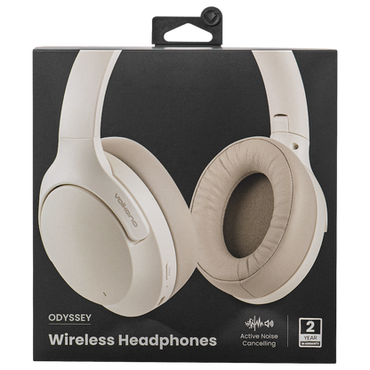 Volkano Odyssey ANC Bluetooth Wireless Headphone - Nude