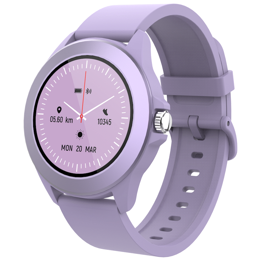 Volkano Splash Series Round Smartwatch - Purple