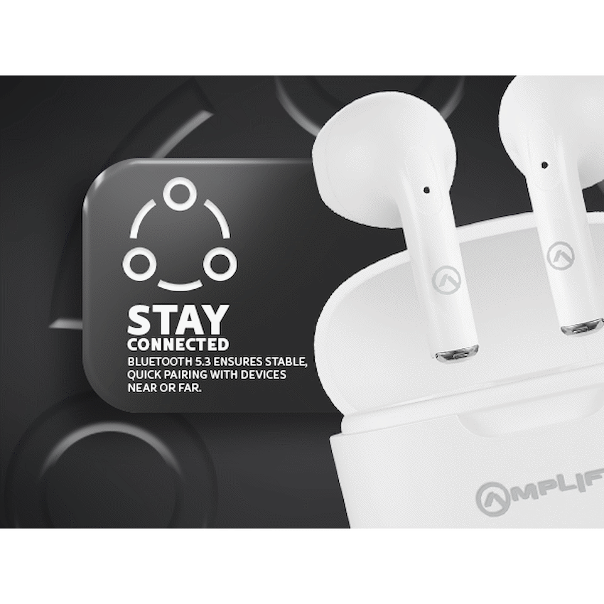 Amplify Note 3.0 Series TWS Earphones - White