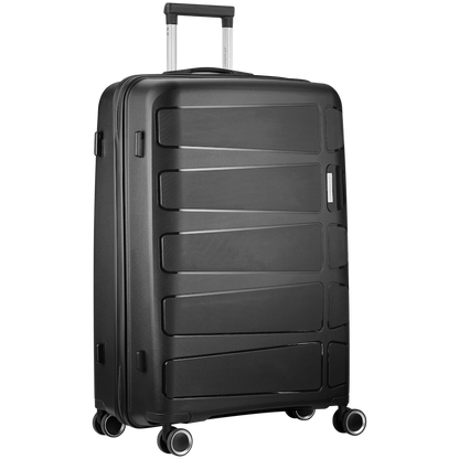 Travelwize Tourer PP 75cm 4-wheel Spinner Luggage Black