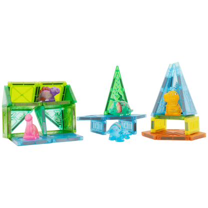 Edu-matic Mini-Mags 44pc Dinosaurs Magnetic Tiles