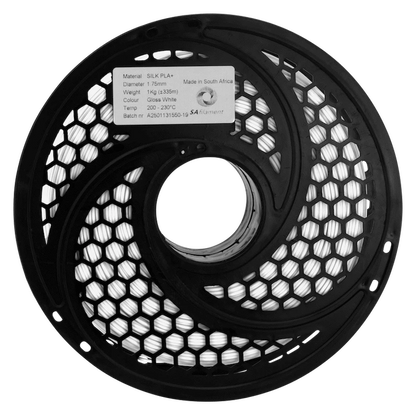 SA Filament Silk PLA Plus Gloss Filament 1kg - White