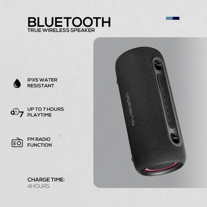 Volkano Mamba 2.0 Series Bluetooth Speaker - Black