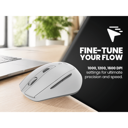 Volkano Chrome Series Wireless Mouse - Gray